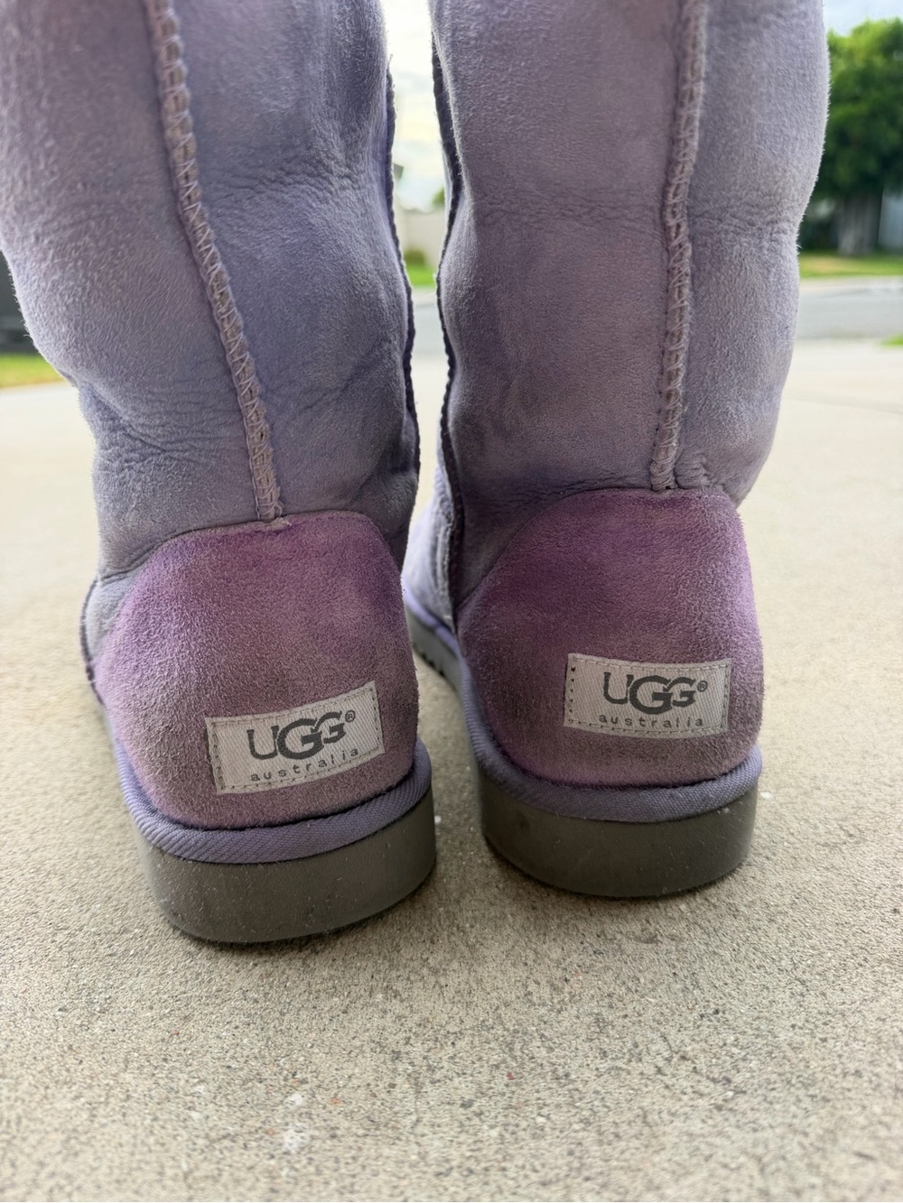 UGG purple suede boots - Picture 10 of 10
